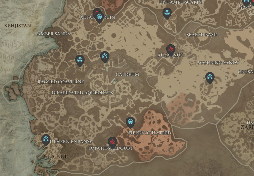 Kehjistan Strongholds - Diablo 4
