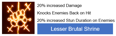 Lesser Brutal Shrine PoE