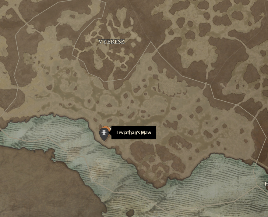 Leviathan's Maw Diablo 4 Location