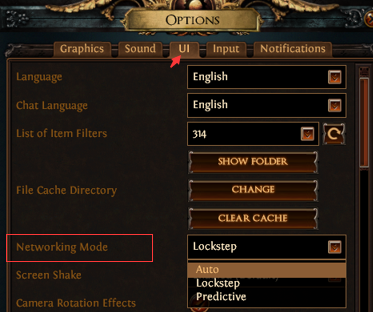 Path of Exile Lockstep VS Predictive