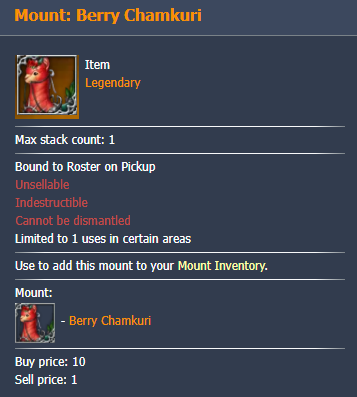 Lost Ark Mount: Berry Chamkuri
