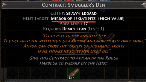 Mirror of Teklatipitzi Contract