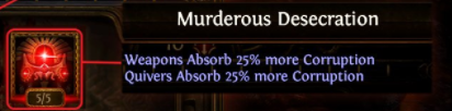 Murderous Desecration PoE