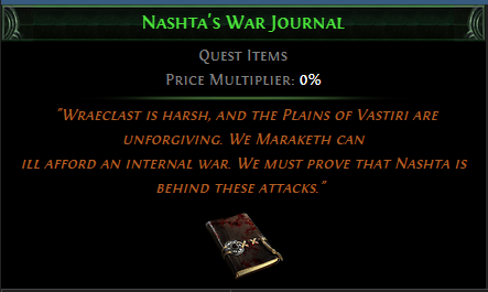 Nashta's War Journal