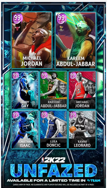 NBA 2K24 UNFAZED PACKS