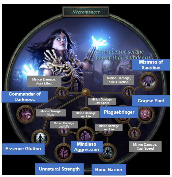 Necromancer Passives Tree