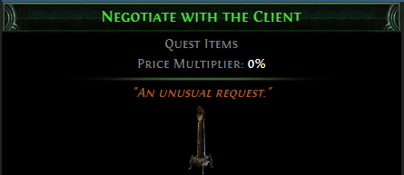Negotiate with the Client