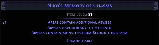 Niko's Memory of Chasms