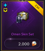Omen Skin Set