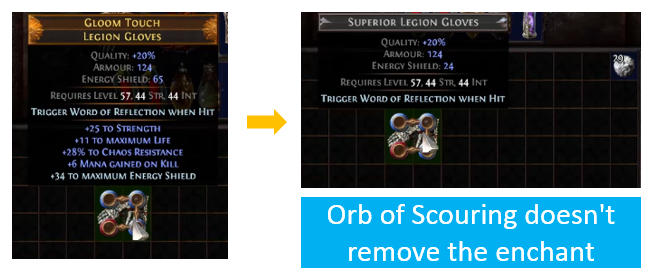 Orb of Scouring Enchantment