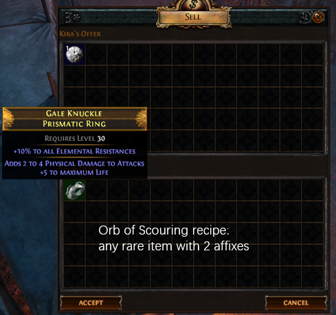 Orb of Scouring Recipe
