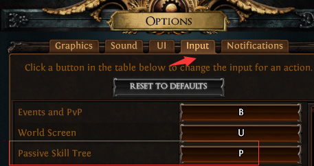 Passive Skill Tree PoE