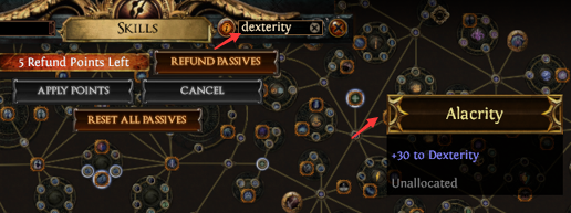 Passives Dexterity Stacking