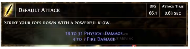 PoE 2 Default Attack