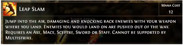PoE 2 Leap Slam