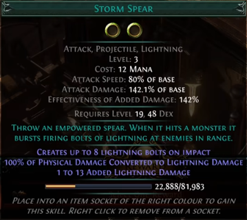 PoE 2 Storm Spear