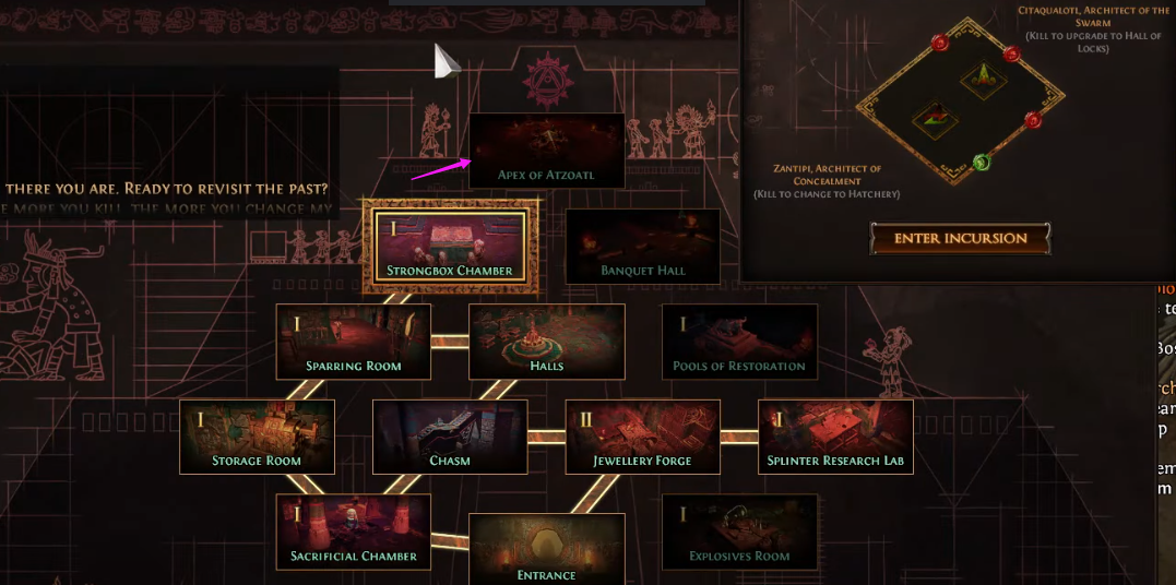 PoE Apex of Atzoatl: contains The Vaal Omnitect