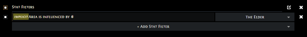 Area is influenced by The Elder