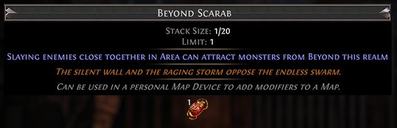 PoE Beyond Scarab