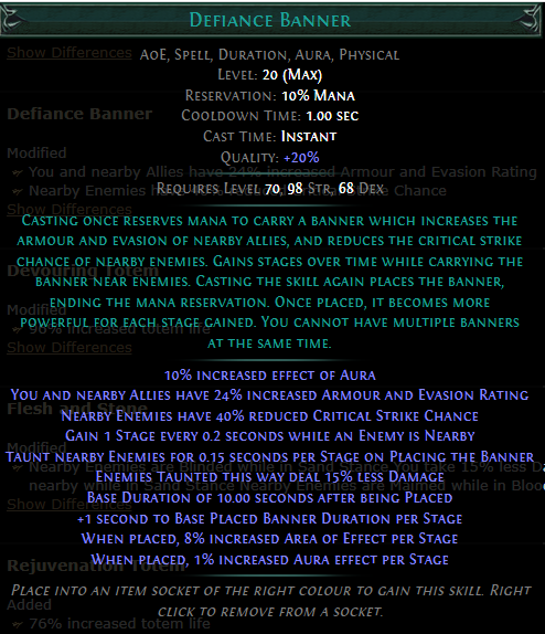 PoE Defiance Banner 3.19