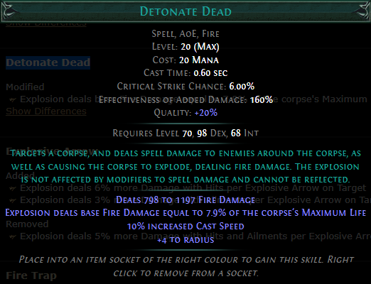 PoE Detonate Dead 3.19