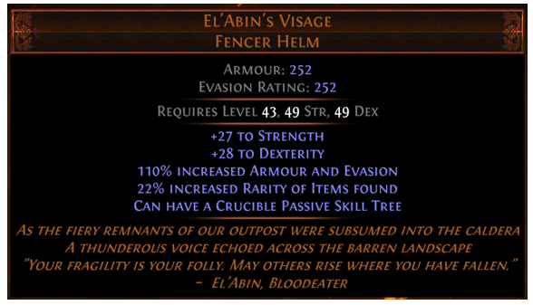 El'Abin's Visage