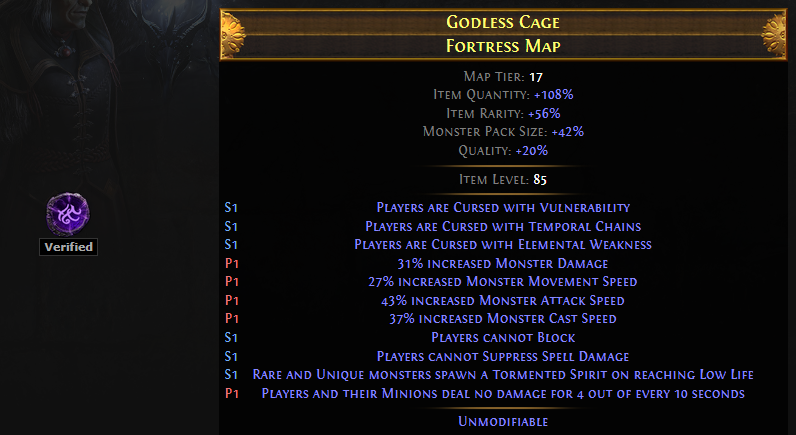 PoE Fortress Map