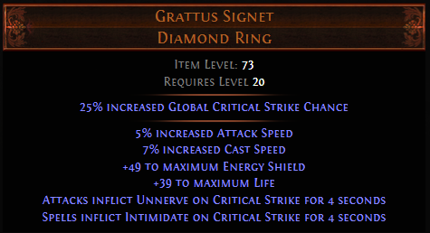 PoE Grattus Signet
