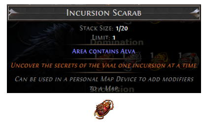 PoE Incursion Scarab