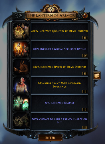 PoE The Lantern of Arimor