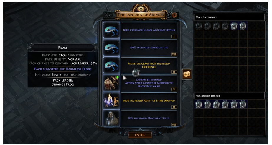 PoE Necropolis Frogs 3.24