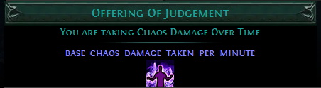 Offering Of Judgement