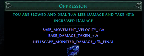 Oppression Debuff