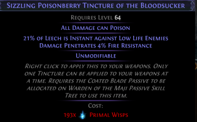 Poisonberry Tincture
