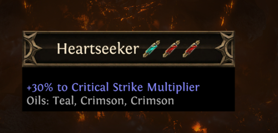 Oils required for anointing a notable Passive Skill now show up as text when holding Alt
