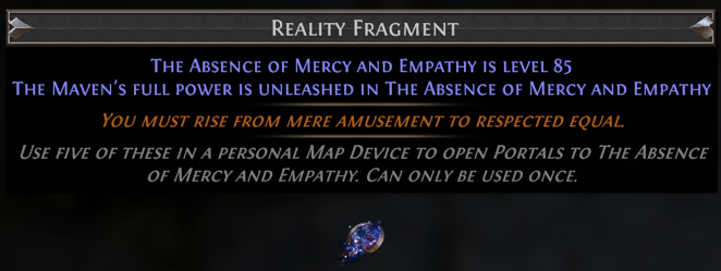 PoE Reality Fragment