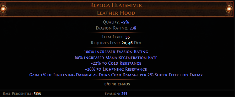 PoE Replica Heatshiver