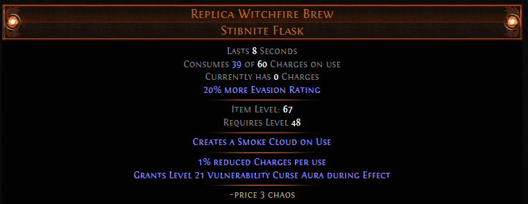 PoE Replica Witchfire Brew