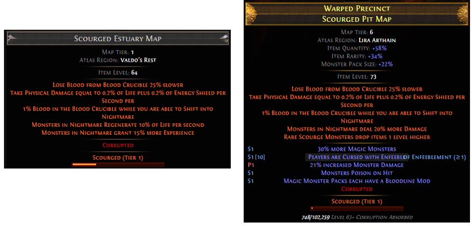PoE Scourged Map