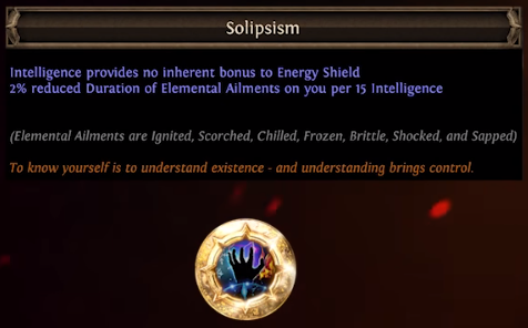 PoE Solipsism