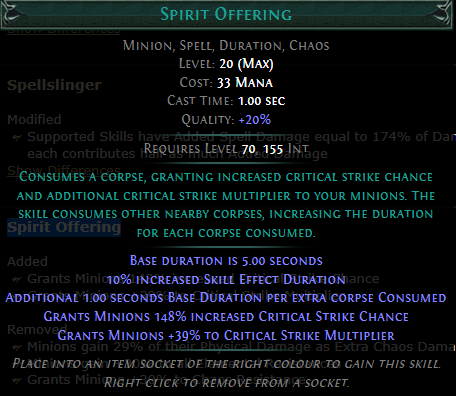 PoE Spirit Offering 3.19