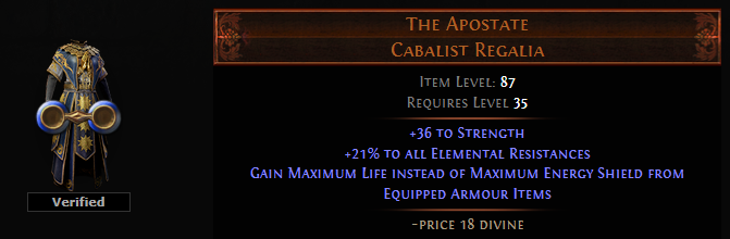 PoE The Apostate