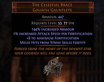 PoE The Celestial Brace