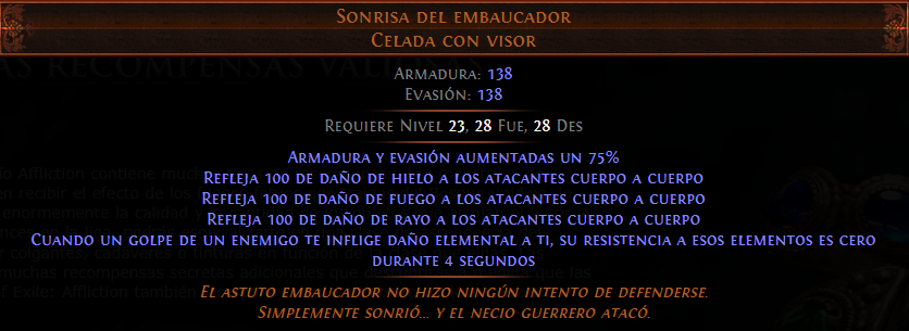 PoE Sonrisa del embaucador