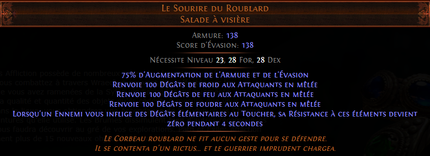PoE Le Sourire du Roublard