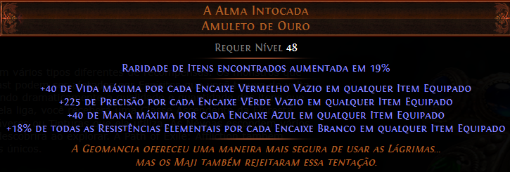 PoE A Alma Intocada