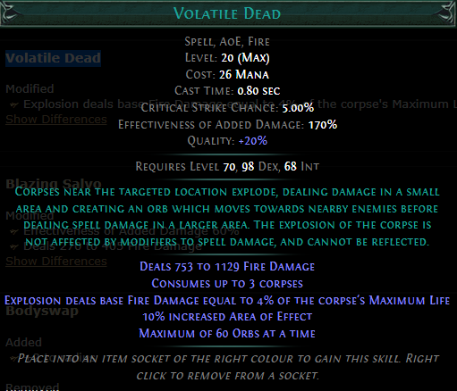 PoE Volatile Dead 3.19