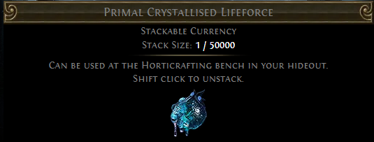 Primal Crystallised Lifeforce
