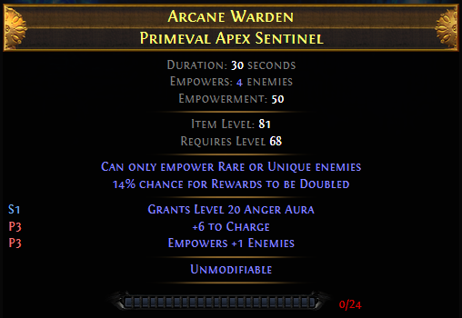 Primeval Apex Sentinel PoE