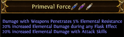Primeval Force PoE
